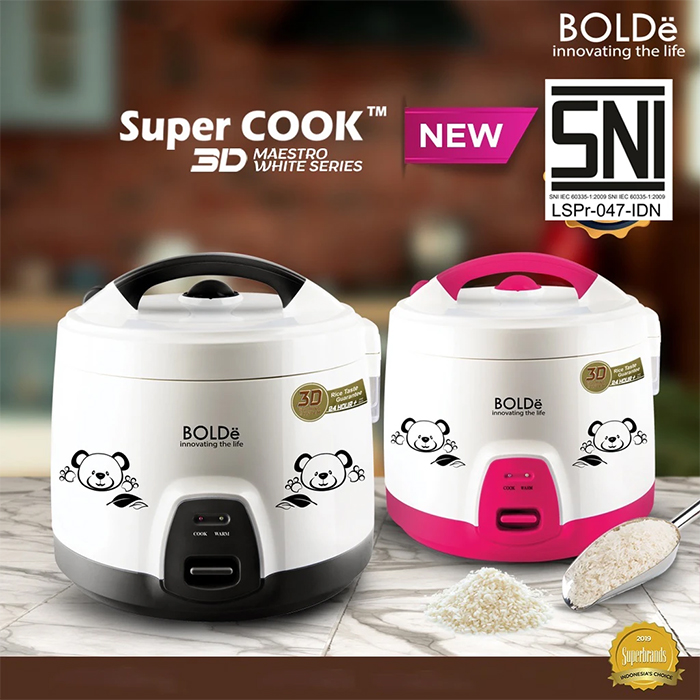 Bolde SUPER COOK MAESTRO - Putih Pink